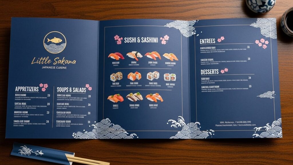 Little Sakana Restaurant Menu