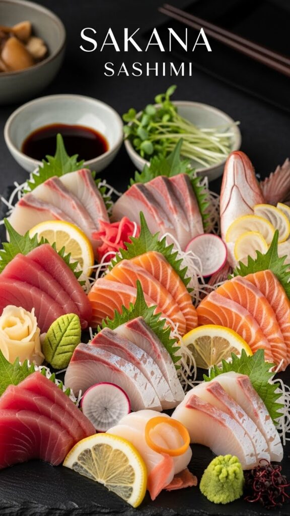 Sakana Sashimi Menu